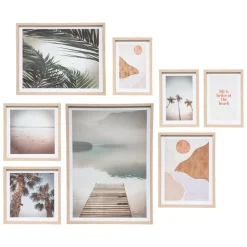 ATMOSPHERA 8 affiches encadrées"Paysage" Outlet