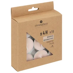 ATMOSPHERA 18 Bougies chauffe-plats "Hugo" New