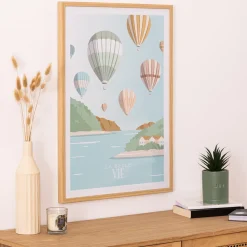 ATMOSPHERA Affiche encadrée vie "Claude"