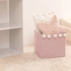 ATMOSPHERA Bac de rangement enfant pompons Clearance