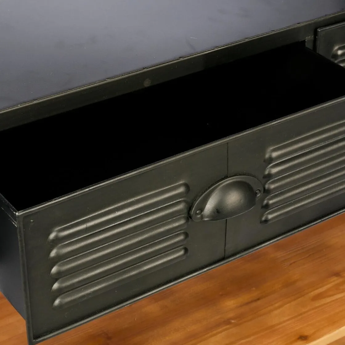 ATMOSPHERA Bibliothèque 4 étagères et 2 tiroirs "Cierna" Best