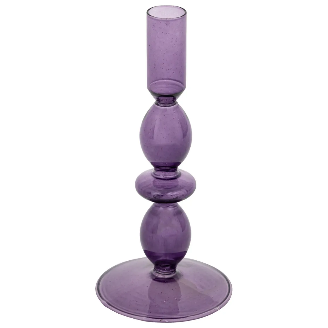 ATMOSPHERA Bougeoir verre "Deep purple" Outlet