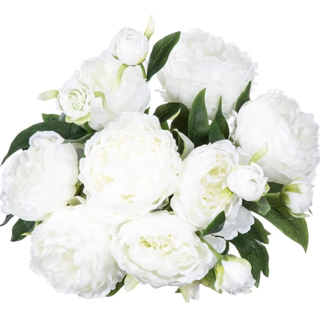 ATMOSPHERA Bouquet 13 pivoines artificielles Discount
