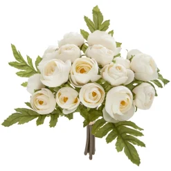 ATMOSPHERA Bouquet de 18 mini camélias artificiels Sale