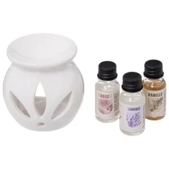ATMOSPHERA Brûle-parfum avec 3 huiles Discount