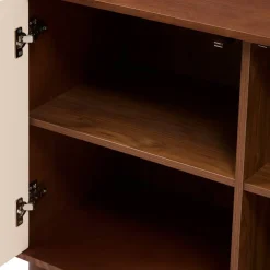 ATMOSPHERA Buffet 3 portes 6 étagères 