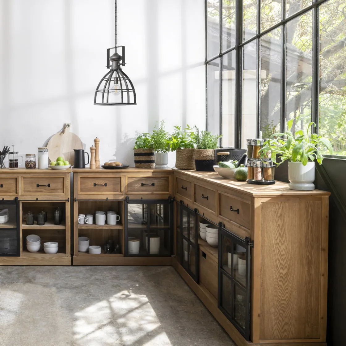 ATMOSPHERA Buffet 2 portes "Danik" Discount