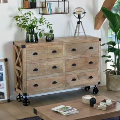 ATMOSPHERA Buffet 6 tiroirs "Silas" Sale