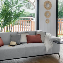 ATMOSPHERA Canapé velours côtelé "Chris" Hot