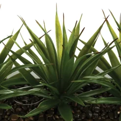 ATMOSPHERA Centre de table 3 aloe vera artificielle New