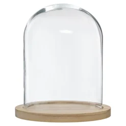 ATMOSPHERA Cloche verre et bois Sale