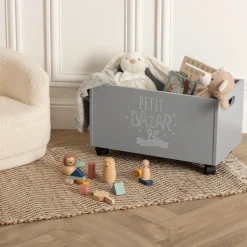 ATMOSPHERA Coffre à jouets à roulettes New