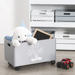 ATMOSPHERA Coffre à jouets à roulettes New