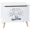 ATMOSPHERA Coffre enfant blanc bois Sale