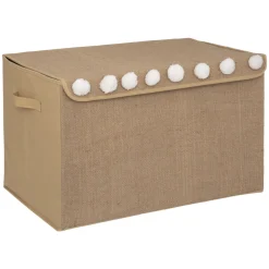 ATMOSPHERA Coffre enfant pompons Sale