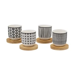ATMOSPHERA Coffret 4 tasses "Bohemia" New