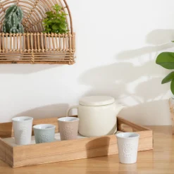 ATMOSPHERA Coffret 4 tasses "Leo" Hot