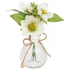 ATMOSPHERA Composition vase et fleurs artificielles Discount
