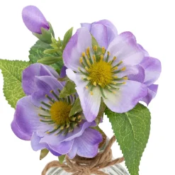 ATMOSPHERA Composition vase et fleurs artificielles Discount