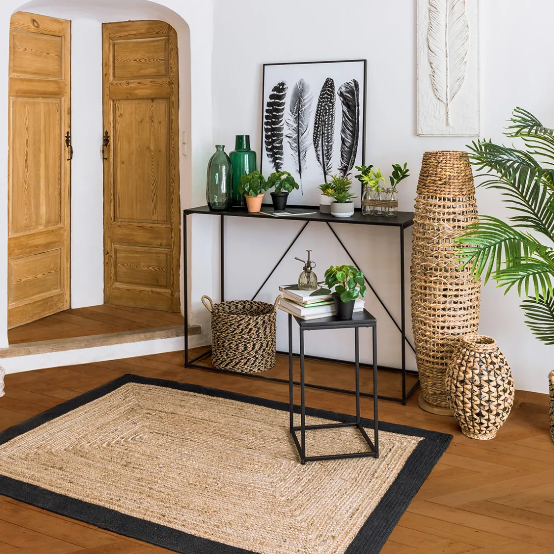 ATMOSPHERA Console "Gota", métal, noir Best