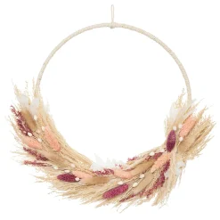 ATMOSPHERA Couronne de fleurs séchées