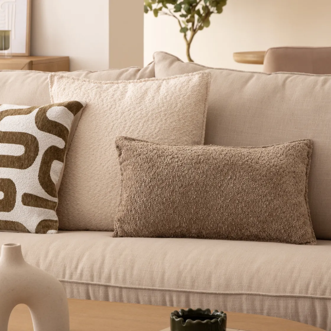 ATMOSPHERA Coussin bouclette "Soana" Outlet