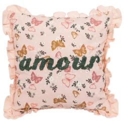 ATMOSPHERA Coussin brodé "Alina" Hot