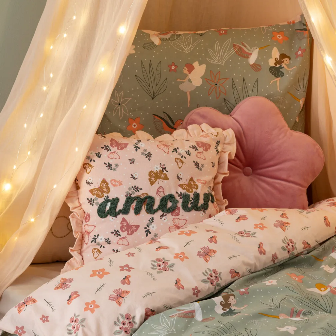 ATMOSPHERA Coussin brodé "Alina" Hot