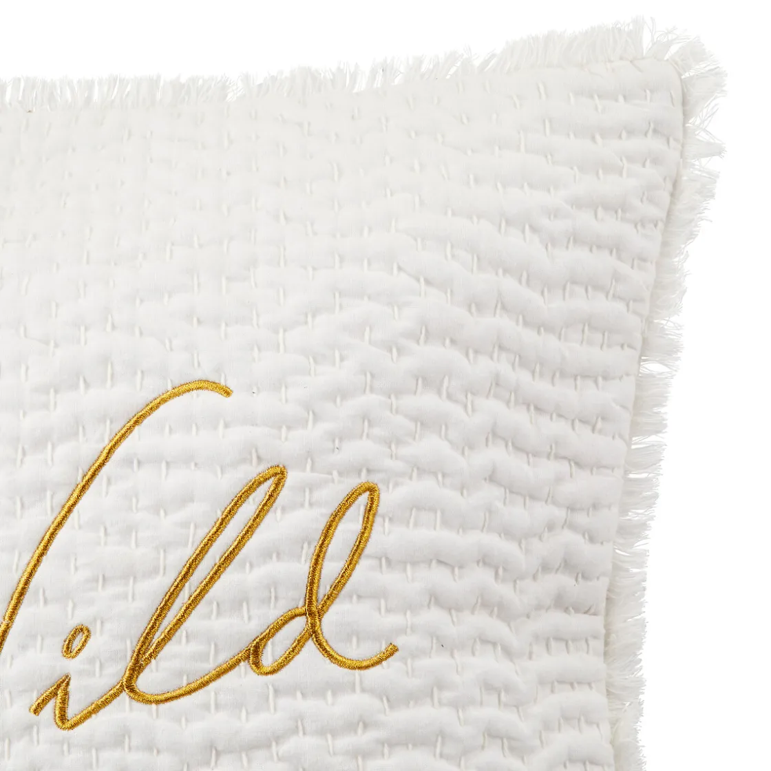 ATMOSPHERA Coussin brodé "Wild" Discount