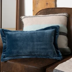 ATMOSPHERA Coussin flanelle "Cuddly" Online