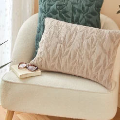 ATMOSPHERA Coussin motif jacquard "Lehto" New