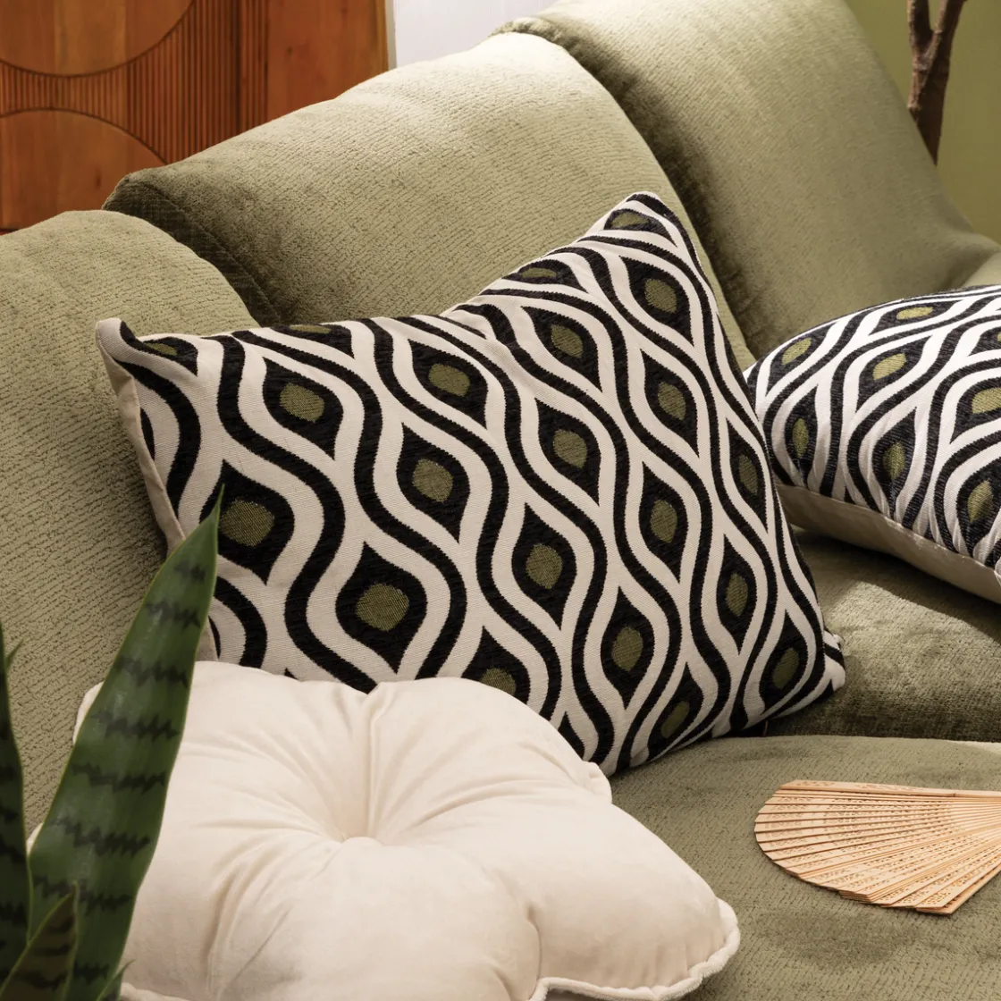 ATMOSPHERA Coussin "Twisted Lime"