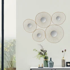 ATMOSPHERA Déco murale 5 miroirs 
