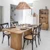 ATMOSPHERA Ensemble table à manger "Colva" + 4 chaises "Isak" New