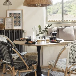 ATMOSPHERA Ensemble table à manger "Elias" + 4 chaises "Trecia"