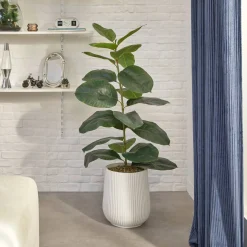 ATMOSPHERA Ficus artificiel en pot 