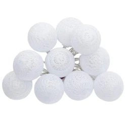 ATMOSPHERA Guirlande LED 10 boules, pile