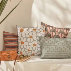 ATMOSPHERA Housse de coussin d'extérieur "Talia" New