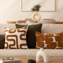 ATMOSPHERA Housse de coussin "Jeni", chenille Sale