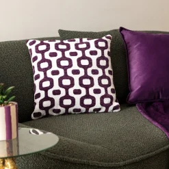 ATMOSPHERA Housse de coussin "Jeni", chenille Discount