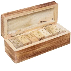 ATMOSPHERA Jeu domino, manguier, 16x5 cm Sale