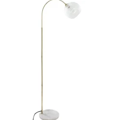 ATMOSPHERA Lampadaire arc "Laye", marbre Hot