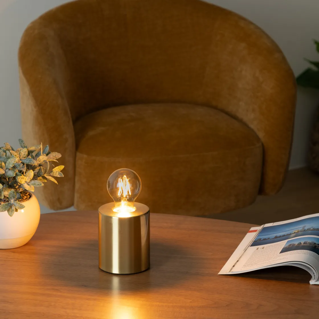 ATMOSPHERA Lampe socle "Saba"