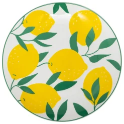ATMOSPHERA Lot de 6 assiettes plates "Citron" Clearance