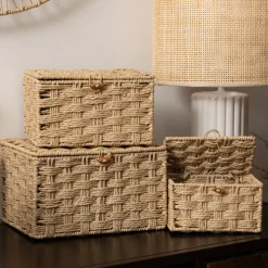 ATMOSPHERA Lot de 3 boîtes "Elio" New