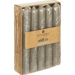 ATMOSPHERA Lot de 10 bougies bâtons Discount