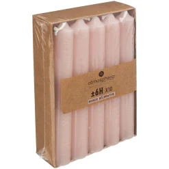 ATMOSPHERA Lot de 10 bougies bâtons Hot