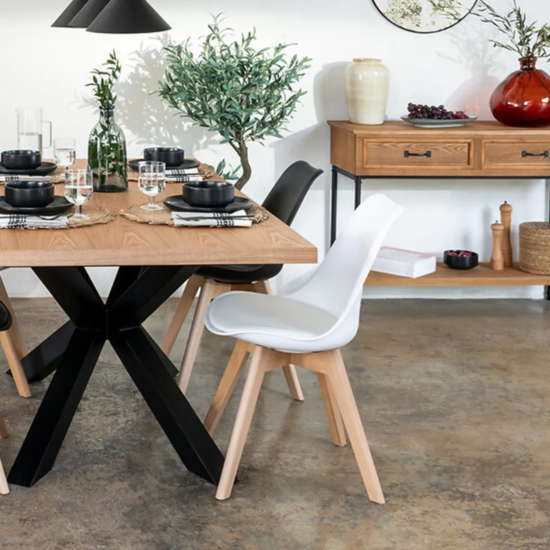 ATMOSPHERA Lot de 4 chaises "Baya" Discount