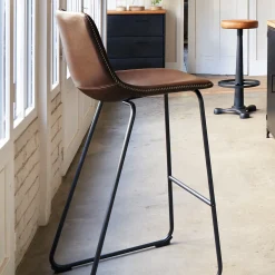 ATMOSPHERA Lot de 2 chaises de bar 