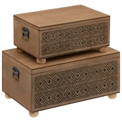 ATMOSPHERA Lot de 2 malles "Exotic Panama"